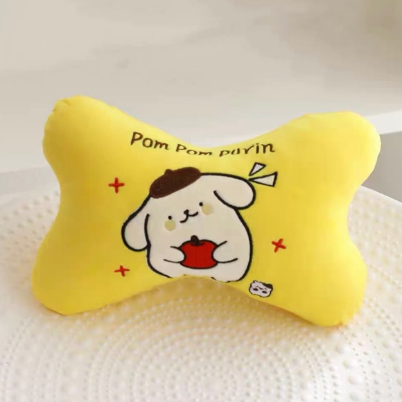 Pompompurin Car Headrest Pillow - Picture 2 of 3
